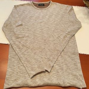 Zara Long Sleeve Mens Crew Neck